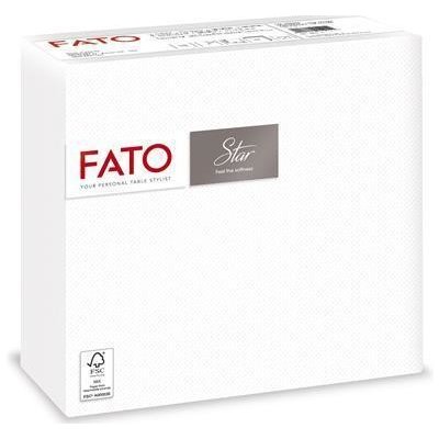 FATO ubrousky Star bílá 1 4 skládání 38x38cm – Zboží Dáma