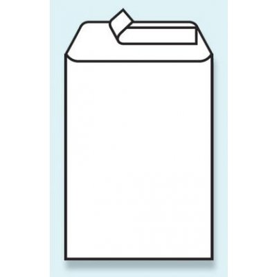 Obálka C4 samolepicí s krycí páskou 229 × 324 mm, bílá – Zboží Živě