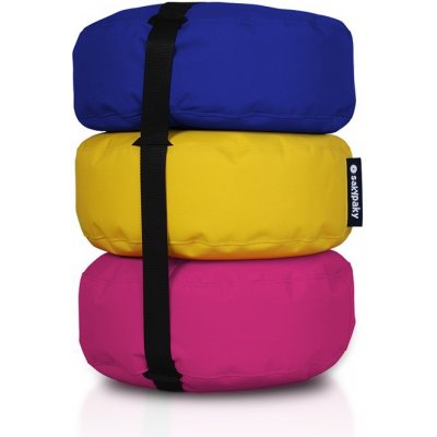 SakyPaky Triburet sedací taburet žlutá – Zboží Dáma