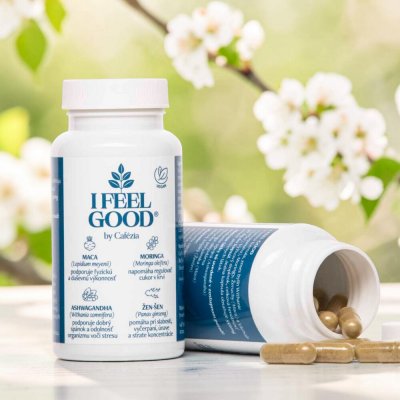 Cafézie I FEEL GOOD adaptogenní komplex s ashwagandhou 60 kapslí – Hledejceny.cz