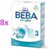 Umělá mléka BEBA 3 OPTIPRO 8 x 500 g