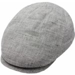 Fiebig Headwear since 1903 Pánská lněná letní bekovka šedá – Sleviste.cz