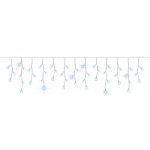 DECOLED Easy Fix venkovní LED rampouchy, světelné, FLASH, 300 × 50 cm, ledově bílá, 114 diod, IP67, bílý kabel, propojitelné – Hledejceny.cz
