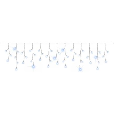DECOLED Easy Fix venkovní LED rampouchy, světelné, FLASH, 300 × 50 cm, ledově bílá, 114 diod, IP67, bílý kabel, propojitelné – Hledejceny.cz