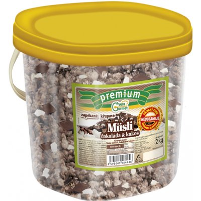 Vera Gurmet Müsli zapékané čoko-kokos bez cukru 2 kg – Zboží Dáma