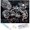 Malování podle čísla Popron.cz Malování podle čísel 40 x 50 cm Motorka Harley Davidson