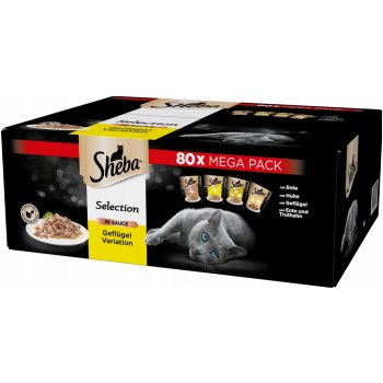 SHEBA Delicacy Poultry flavours 80 x 85 g