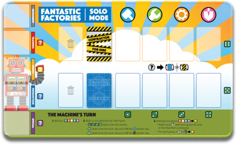 Greater Than Games Fantastic Factories: Playmat