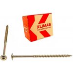 KLIMAS Wkret-met WKCP Ø6 mm TX-30 konstrukční vrut do dřeva s talířovou hlavou 120 mm - 100 ks – Hledejceny.cz