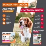 Frontpro 2-4 kg 11,3 mg 3 žvýkací tablety a Frontcontrol Wormer pro psy 10 kg 2 tablety – Hledejceny.cz