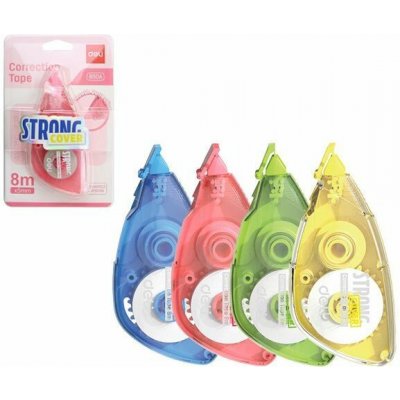 DELI Korekční strojek 5 mm x 8 m mix barev – Zbozi.Blesk.cz