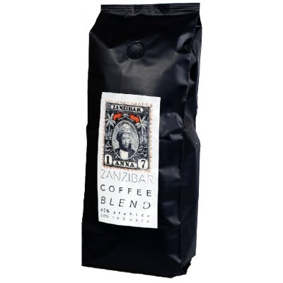 Zanzibar Coffee Káva směs 80% Arabika 20% Robusta zrnková 0,75 kg – Hledejceny.cz