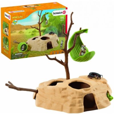 Schleich 42530 Wild Life Meerkat Hangout 42530 – Zbozi.Blesk.cz