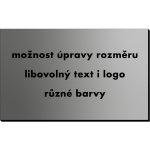 CzechMade Gravírovaná cedule s vlastním textem i logem - A8 52x74mm Barva desky: STŘÍBRNÁ DESKA / ČERNÉ GRAVÍROVÁNÍ – Zboží Dáma