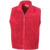 Pánská vesta Result fleecová vesta R037X red