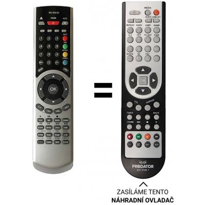 Dálkový ovladač Predátor Technika 19-600, 26-601, 19-601 15.6-601 – Zboží Živě