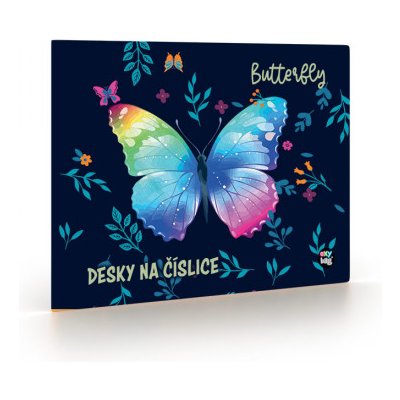 Karton P P Desky na číslice Motýl 2 – Zboží Mobilmania