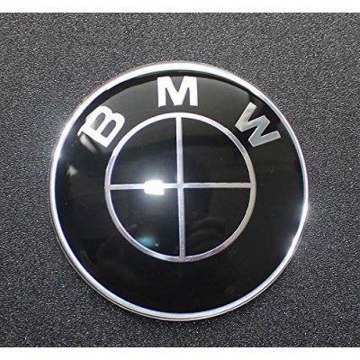 ° Znak BMW na kapotu (82mm) černá - přední logo – Zbozi.Blesk.cz