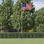 zahrada-XL Vlajka USA a stožár 6,23 m hliník – Hledejceny.cz