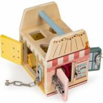 Eco Toys dřevěná motorická kostka Farma – Sleviste.cz