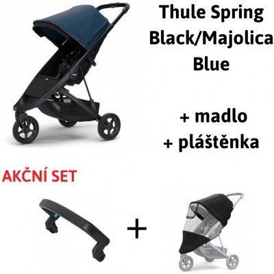 Thule Spring Black Majolica Blue 2022 + madlo + pláštěnka