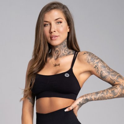 Gym Glamour Seamless Black – Zboží Mobilmania