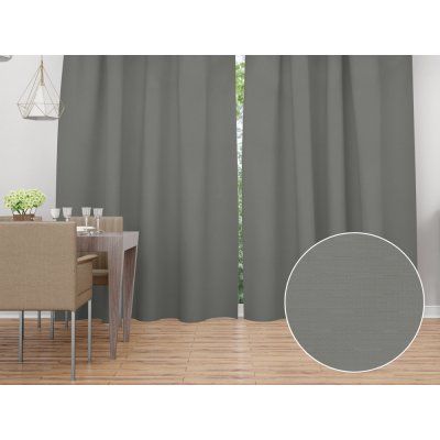 Biante Dekorační závěs - Paris TF-124 Tmavě šedý 150x190 cm – Hledejceny.cz