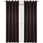 BytoTex Zatemňovací závěs s kroužky L769, 140 x 250 cm-hnědý – Hledejceny.cz