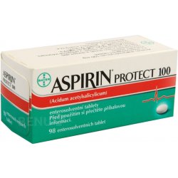 Lék volně prodejný ASPIRIN PROTECT POR 100MG TBL ENT 98