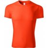 Pánské sportovní tričko Pánské funkční triko Piccolio PIXEL P81 NEON orange