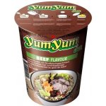 YumYum Instantní nudlová polévka s hovězí příchutí 70 g v kelímku – Zboží Dáma