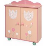 DeCuevas 55274 Dřevěná šatní skříň pro panenky s doplňky Tulipe 2025 – Zboží Dáma