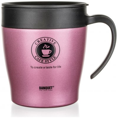 Banquet termohrnek TAZZA 330 ml růžový – Hledejceny.cz