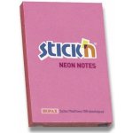 Samolepicí bloček Hopax Stick’n Notes Neon růžový – Hledejceny.cz
