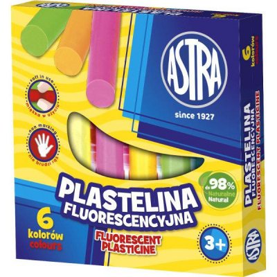Astra Plasticine 6 barev fluorescenční – Hledejceny.cz