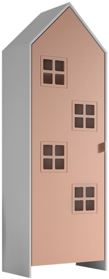 Vipack Casami Bruges 58 x 172 x 37 cm růžová / bílá