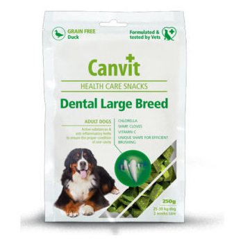 Canvit Snacks Dental Large Breed-Duck 250 g