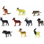 Dudlu Zvířata divoká Safari 7cm plastové figurky zvířátka set 12ks v sáčku – Hledejceny.cz