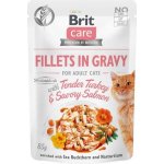 Brit Care Cat Fillets in Gravy Tender Turkey & Savory Salmon 85 g – Zbozi.Blesk.cz