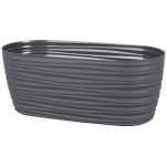 Truhlík SAHARA PETIT plastový matný antracitový 27 cm – Zboží Dáma