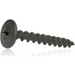 Šroub do sádrokartonu FN 4,2x45 mm, rámová hlava, hrubý závit, fosfát šedý (Vrut do sádrokartonu FN s rámovou hlavou 4,2x45) – Hledejceny.cz