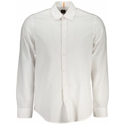 Hugo Boss men white long sleeved shirt – Zboží Mobilmania