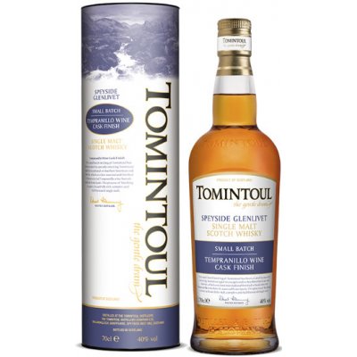 Tomintoul Tempranillo Wine Cask Finish 40% 0,7 l (tuba) – Hledejceny.cz
