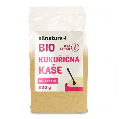 Allnature Kukuřičná kaše instantní BIO 200 g – Hledejceny.cz