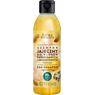 Barwa Prírodný vaječný šampón na farbené a poškodené vlasy 300 ml