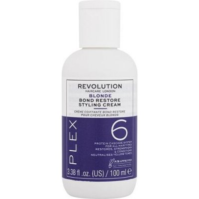 Revolution Haircare London Plex 6 Blonde Bond Restore Styling Cream 100 ml – Zboží Mobilmania