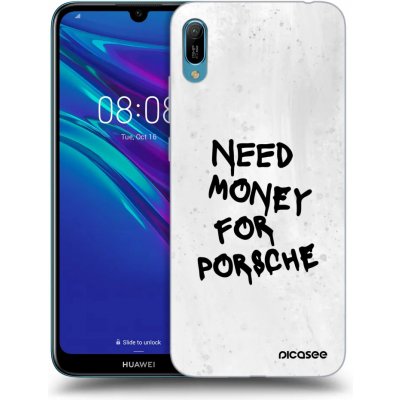 Picasee silikonový průhledný obal pro Huawei Y6 2019 - White Dollar – Sleviste.cz