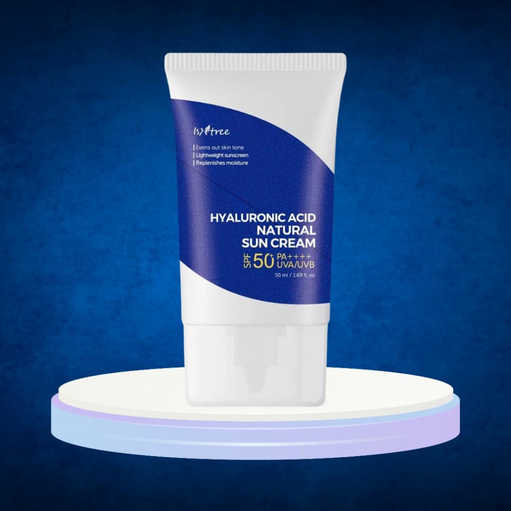 Isntree Hyaluronic Acid Natural Sun Cream SPF50+/PA++++ krém s minerálním UV filtrem 50 ml