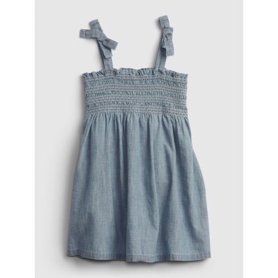 Gap dětské šaty tie smocked dress – Zboží Dáma