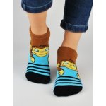 BN Dětské bavlněné ponožky Monkey hnědé/modré – Sleviste.cz